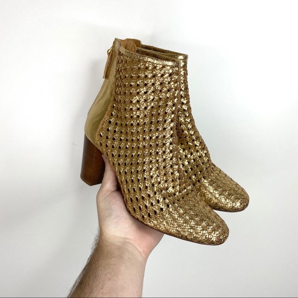 Sezane Shoes - Sezane Alba Woven Booties